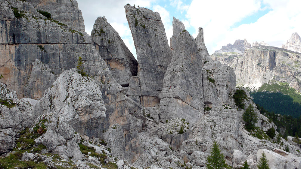 Cinque Torri030.JPG - Ein Kletterparadies! Es gibt für jeden etwas.